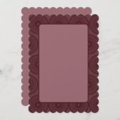 Dark Rippled Roos-goud Kaleidoscope Feestdagenkaart (Voorkant / Achterkant)