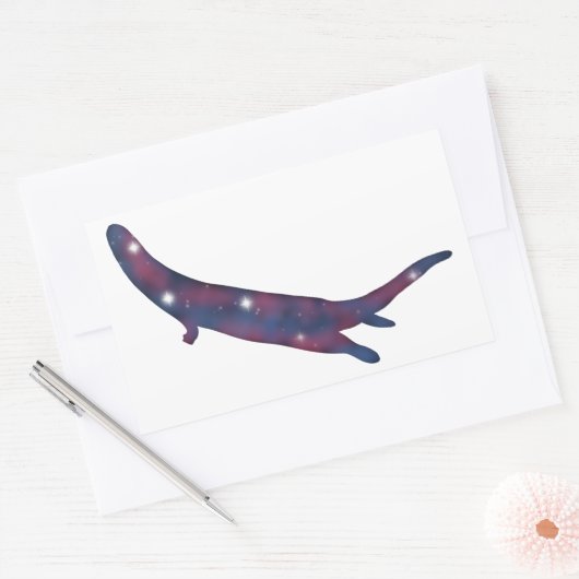 Dark River Otter Starscape Sticker (Envelop)