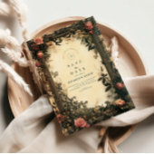 Dark Romance Art Nouveau bruiloft Save The Date