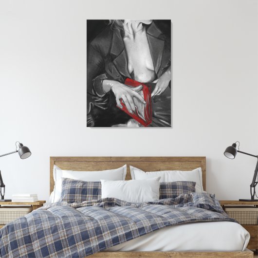 Dark Romance Book Lover Canvas (Insitu (Slaapkamer))