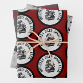 Dark Romance Bookish Wrapping Paper (In situ)