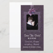 Dark Romance Bruiloft Save the Date (Voorkant / Achterkant)