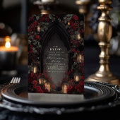 Dark Romance Gothic Lantern Party Night Kaart