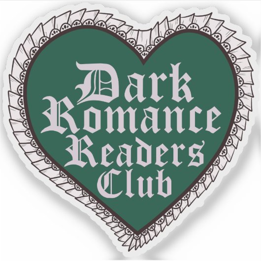 Dark Romance Lezersclub Sticker (Voorkant)