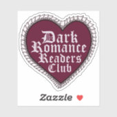 Dark Romance Lezersclub Sticker (Vel)
