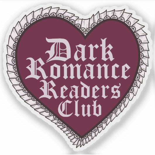 Dark Romance Lezersclub Sticker (Voorkant)