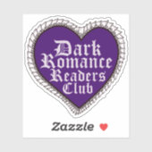 Dark Romance Lezersclub Sticker (Vel)
