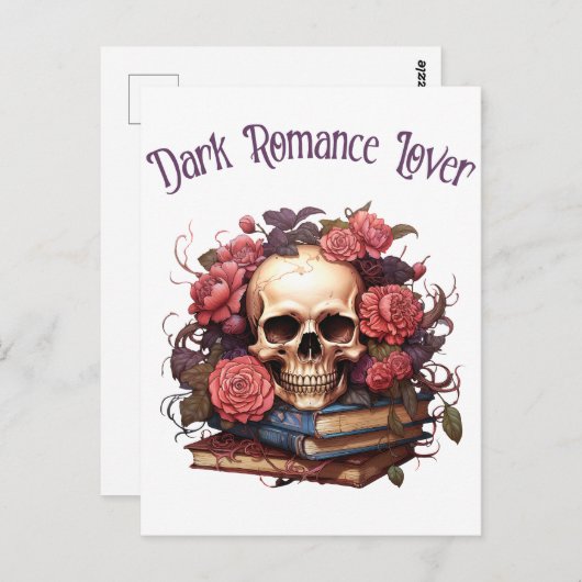 Dark Romance Lover Briefkaart (Voorkant / Achterkant)