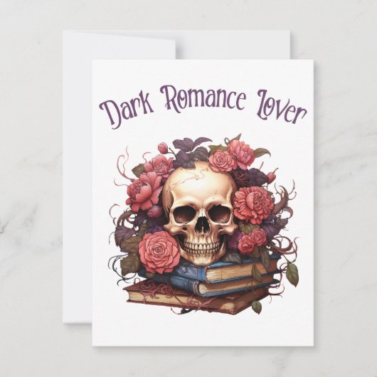 Dark Romance Lover Notitiekaartje (Voorkant)