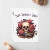 Dark Romance Lover Notitiekaartje (Voorkant / Achterkant in situ)