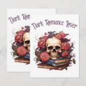 Dark Romance Lover Notitiekaartje (Voorkant / Achterkant)