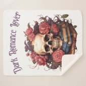 Dark Romance Lover Sherpa Deken (Voorkant (horizontaal))