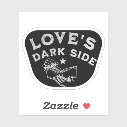 Dark Romance Reader Book Sticker (Vel)