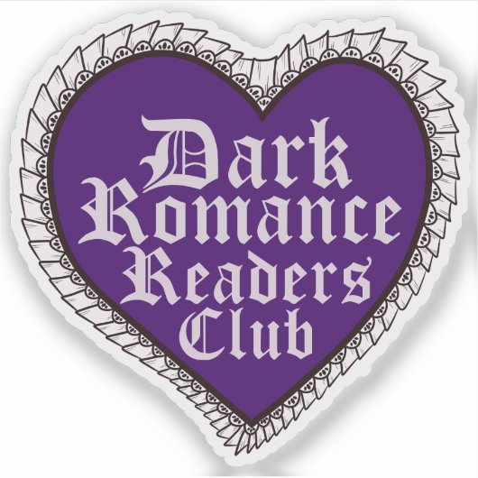 Dark Romance Readers Club Sticker (Voorkant)