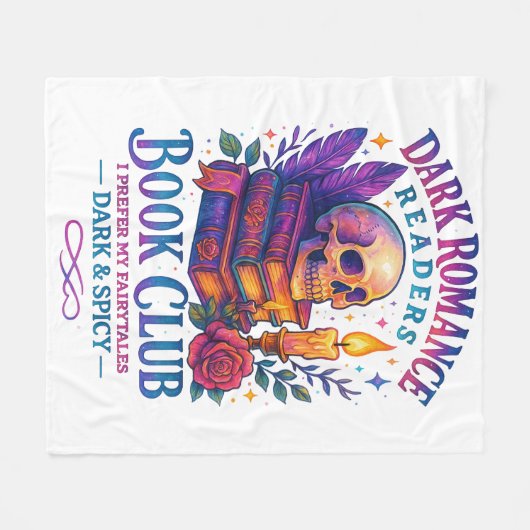 Dark Romance Readers... Fleece Deken (Voorkant (Horizontaal))