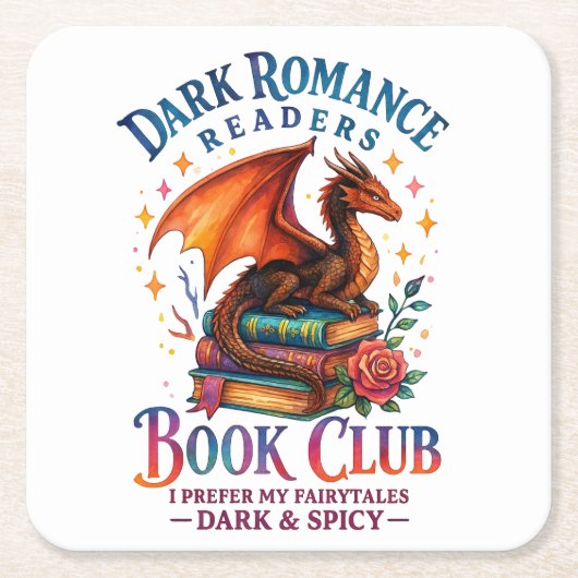 Dark Romance Readers... Kartonnen Onderzetters (Voorkant)