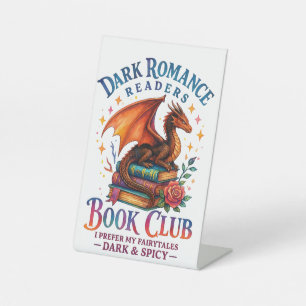 Dark Romance Readers... Reclamebord Met Voetstuk