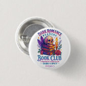 Dark Romance Readers... Ronde Button 3,2 Cm (Voorkant /achterkant)