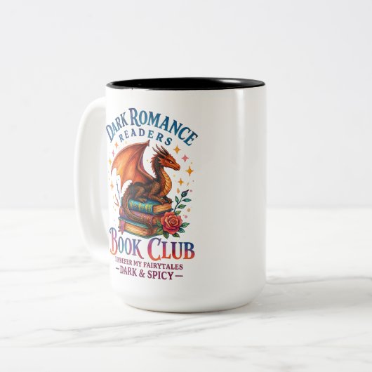 Dark Romance Readers... Tweekleurige Koffiemok (Voorkant links)