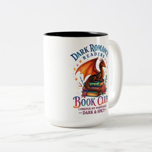 Dark Romance Readers... Tweekleurige Koffiemok (Voorkant rechts)