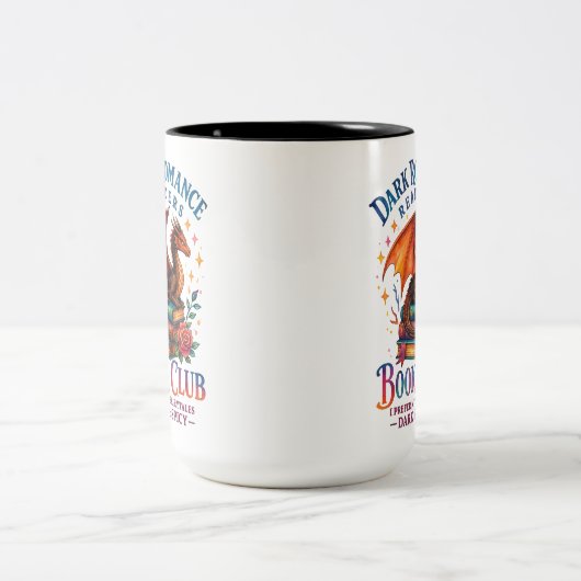 Dark Romance Readers... Tweekleurige Koffiemok (Center)