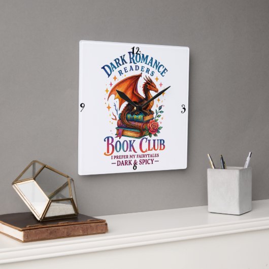 Dark Romance Readers... Vierkante Klok (Kantoor)