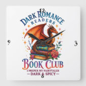 Dark Romance Readers... Vierkante Klok (Voorkant)