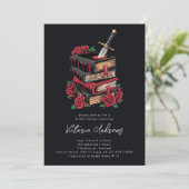 Dark Romance romantiek Bookish Vrijgezellenfeest Kaart (Staand voorkant)