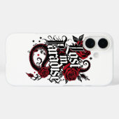 Dark Romance Tattoo Style Quote Case-Mate iPhone Case (Achterkant (horizontaal))