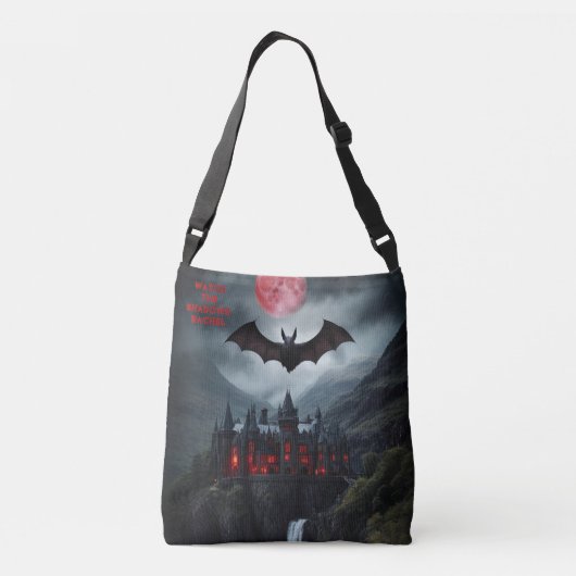 Dark Romance Vampire Book Club Voeg Naam Gift Crossbody Tas (Achterkant)