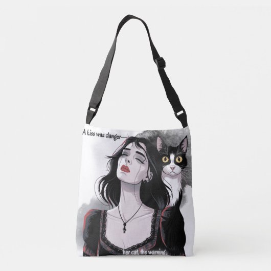 Dark Romance - Vampire Kiss Crossbody Tas (Achterkant)