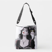 Dark Romance - Vampire Kiss Crossbody Tas (Voorkant)