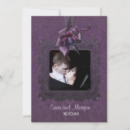 Dark Romance Wedding Kaart