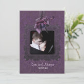 Dark Romance Wedding Kaart (Staand voorkant)