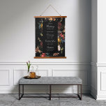 Dark Romantic Floral Dutch Masters Weddenschap Wel Hangend Wandkleed<br><div class="desc">Dramatische painterly floral in de Nederlandse stramienstijl boven aangepaste kleurrechthoek en achtergrond,  breng desgewenst naar een ander producttype over.</div>
