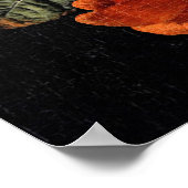 Dark Romantic Floral Dutch Masters Weddenschap Wel Poster (Hoek)