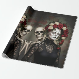 Dark Romantic Gothic Design Cadeaupapier