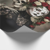 Dark Romantic Gothic Design Cadeaupapier (Hoek)