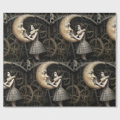 Dark Romantic Gothic Design Cadeaupapier (Vlak)