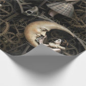 Dark Romantic Gothic Design Cadeaupapier (Hoek)