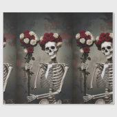 Dark Romantic Gothic Design Cadeaupapier (Vlak)