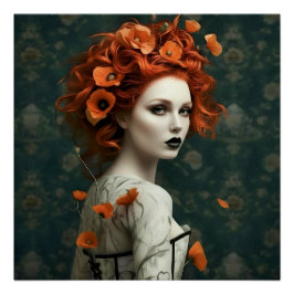 Dark Romantic Gothic Design Perfect Poster