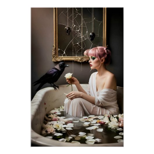 Dark Romantic Gothic Design Perfect Poster (Voorkant)