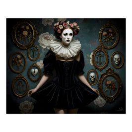 Dark Romantic Gothic Design Perfect Poster