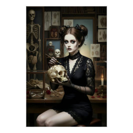 Dark Romantic Gothic Design Perfect Poster