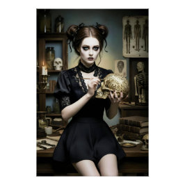 Dark Romantic Gothic Design Perfect Poster