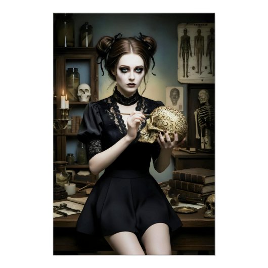Dark Romantic Gothic Design Perfect Poster (Voorkant)