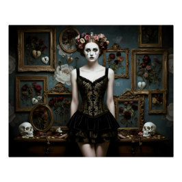 Dark Romantic Gothic Design Perfect Poster
