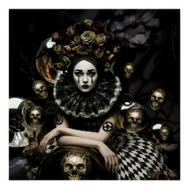 Dark Romantic Gothic Design Perfect Poster