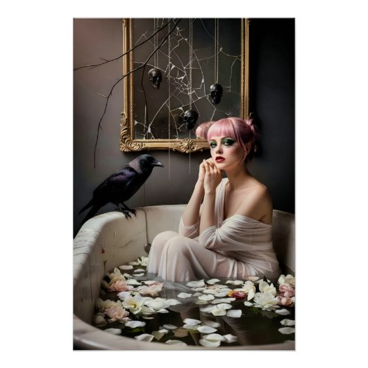 Dark Romantic Gothic Design Perfect Poster (Voorkant)